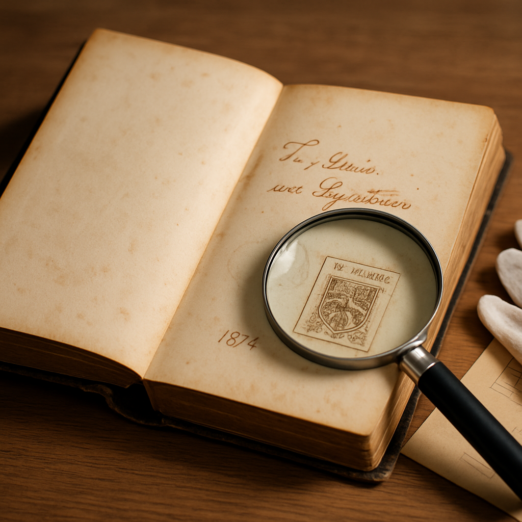 Provenienz bei Büchern: Dokumentation – Alte-Buecher-Verkaufen