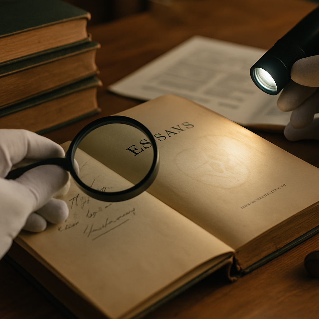 Echtheit von Sammlerbüchern – Tipps von alte-buecher-verkaufen