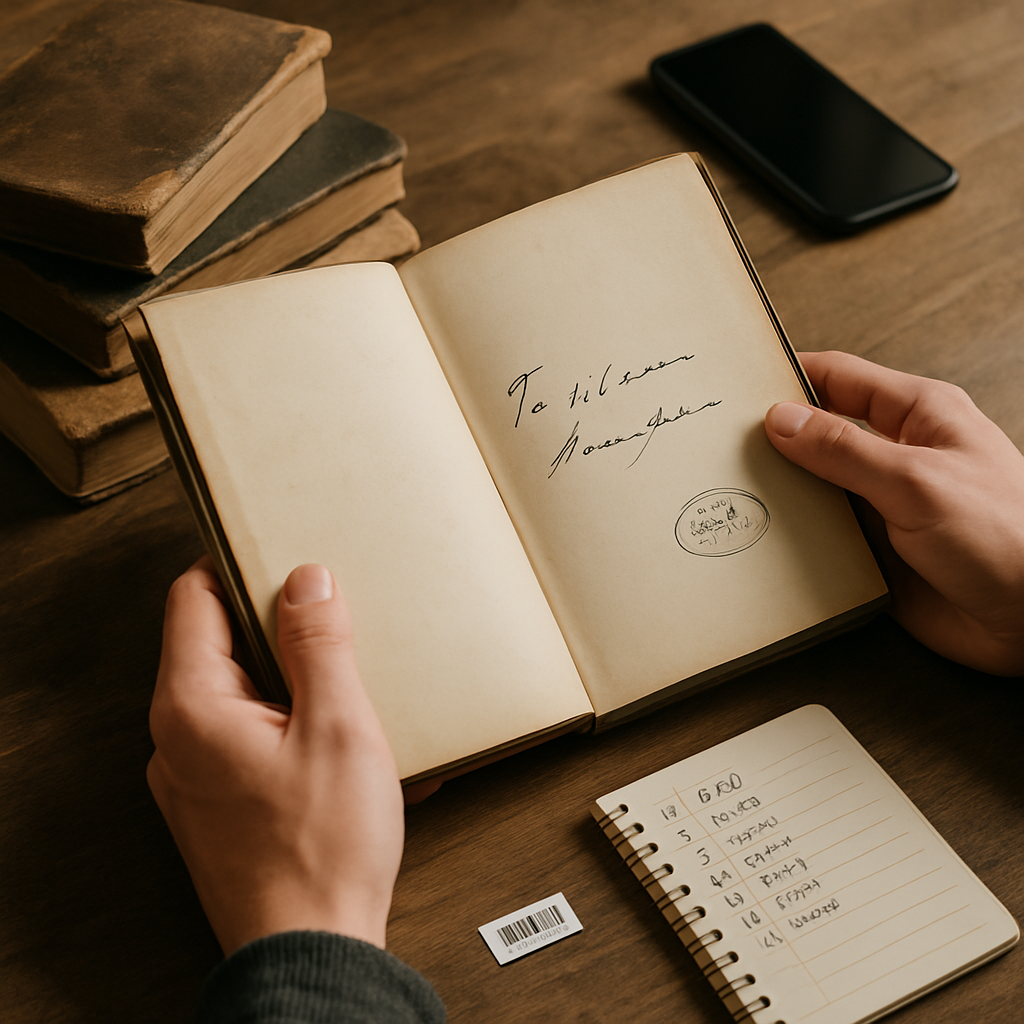 Zustandseinschätzung & Katalogisierung – alte-buecher-verkaufen